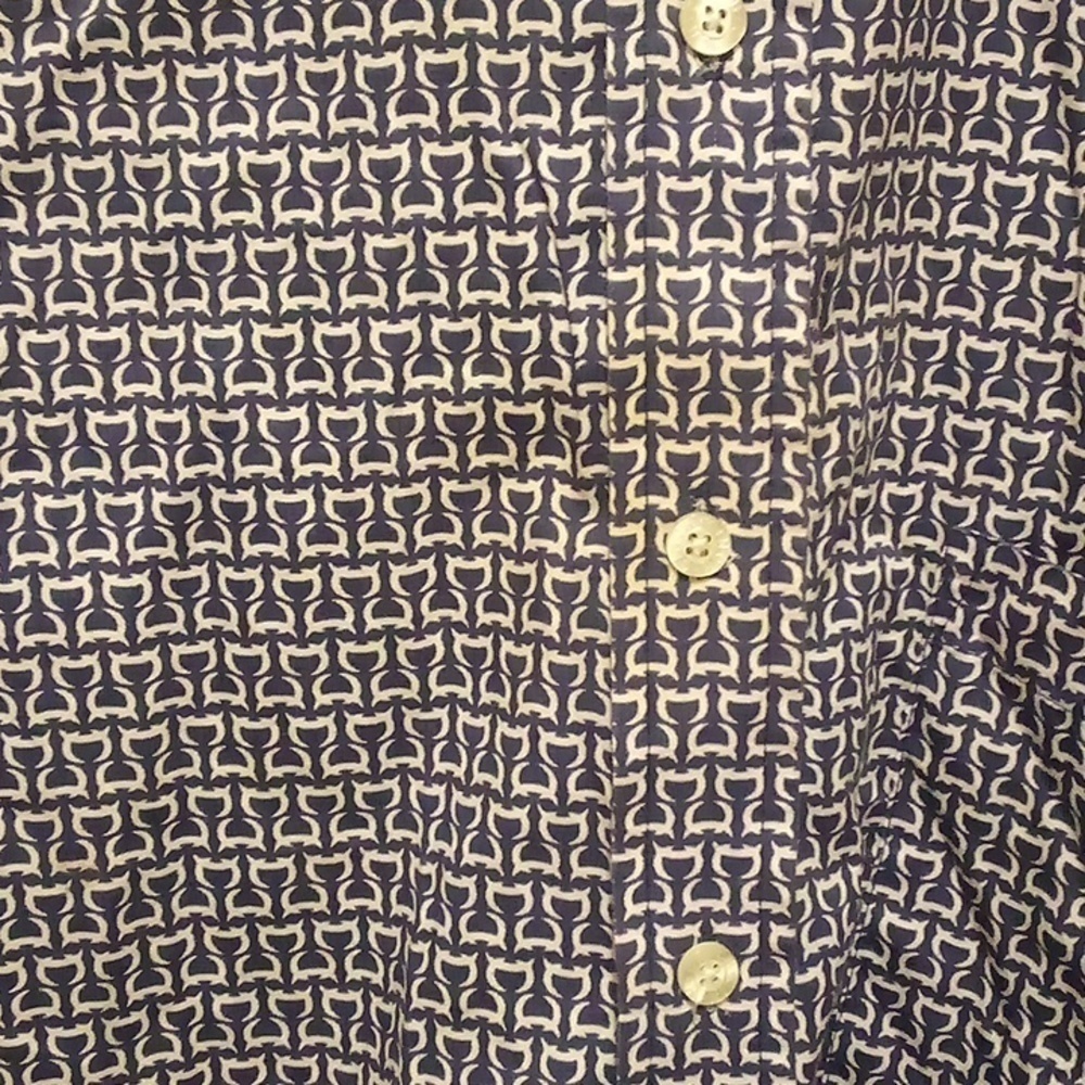 Cinch Dark Navy Blue Long Sleeve Button Up Shirt - Size Large - Picture 4 of 9